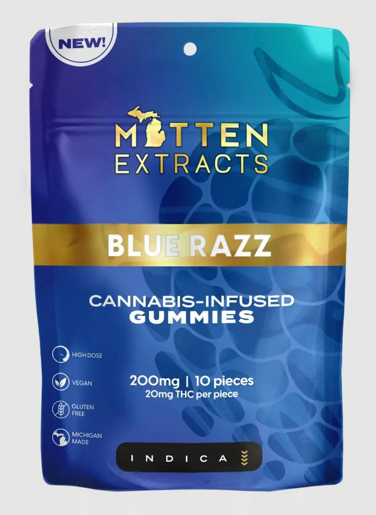 Blue Razz Fruit Chews - 200mg