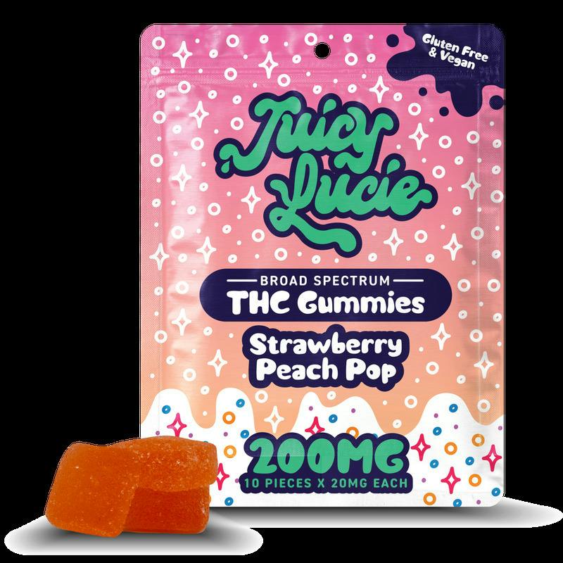 Strawberry Peach Pop - 200mg Gummies at The WellFlower Manistee