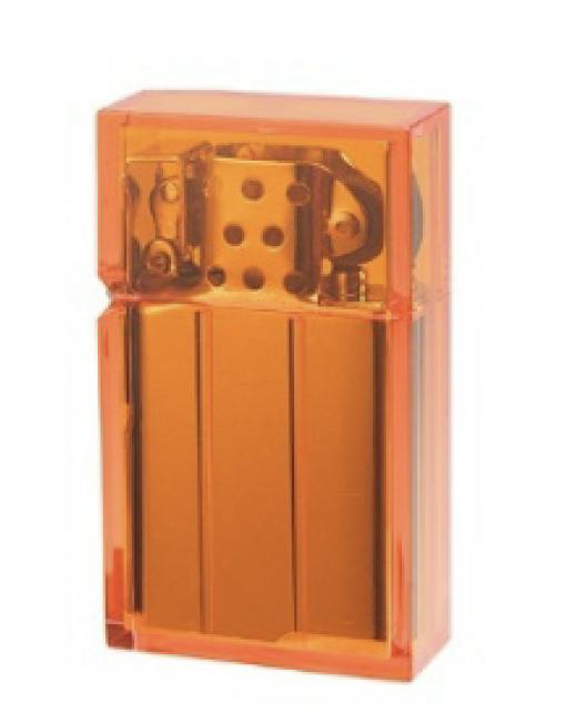 Tsubota Pearl | Clear Orange | Hard Edge | Petrol Lighter