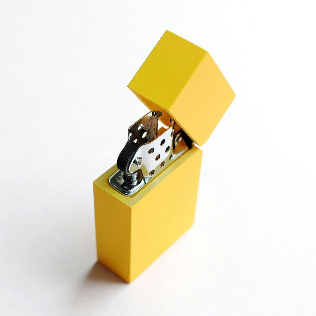 Tsubota Pearl | Yellow | Hard Edge | Petrol Lighter