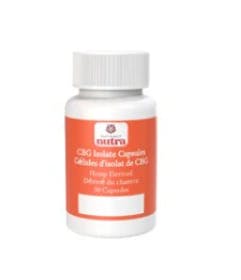 Naturally Nutra | CBG CAPSULES | 30 capsules