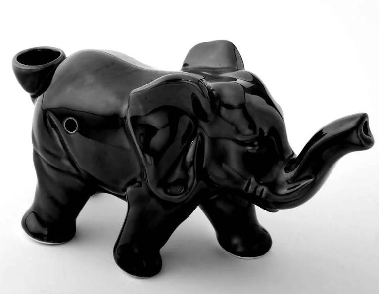 Ceramic Elephant Novelty Pipe | 1 unit
