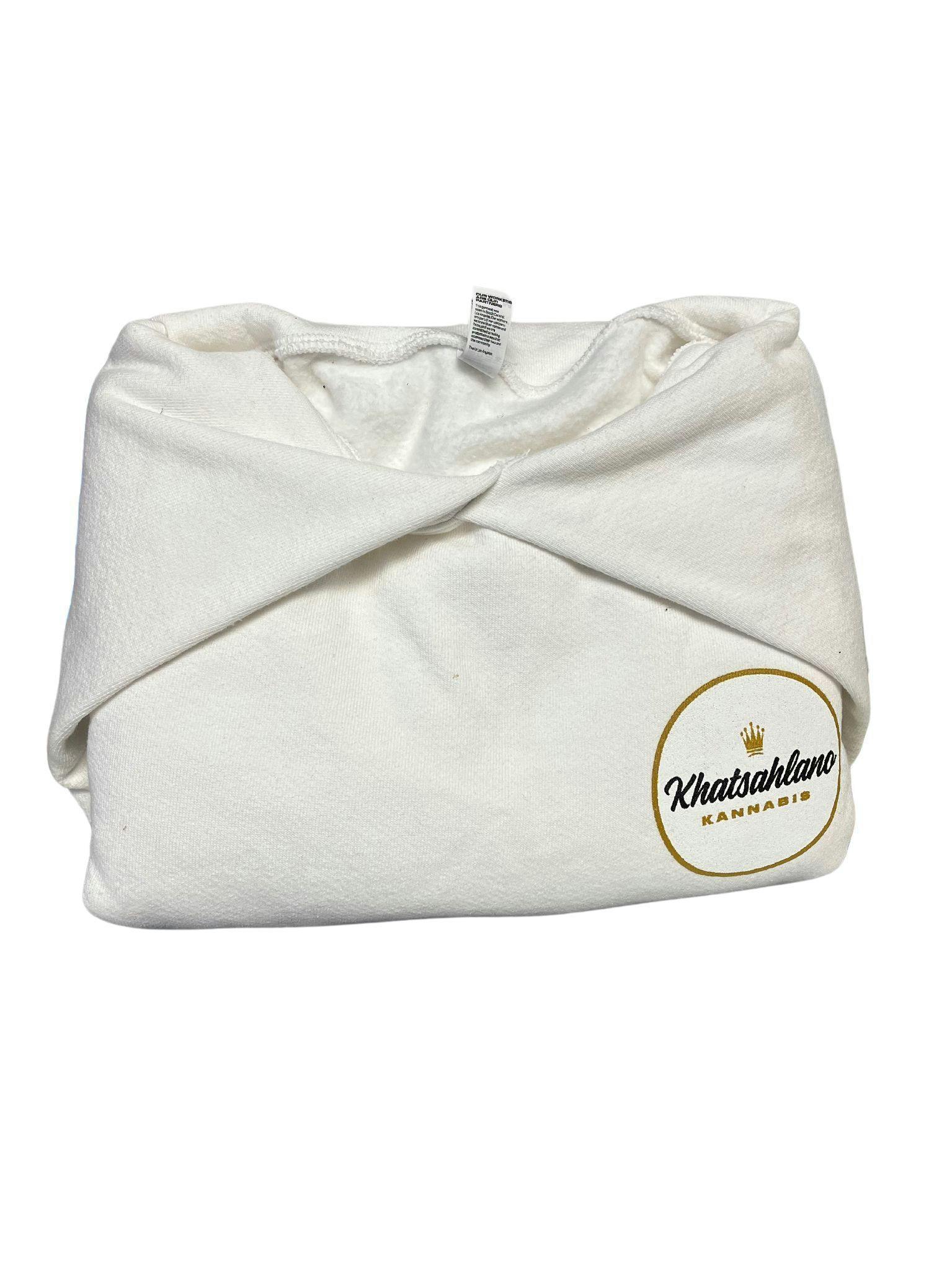 Heavy Fleece White Hoodie with OG Company LOGO | 1 unit