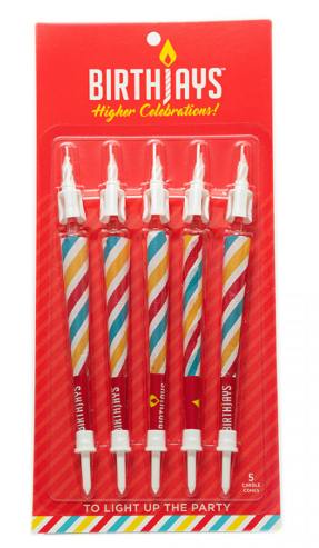 Birthjays Birthday Cone Candle 5/PK | 1 unit