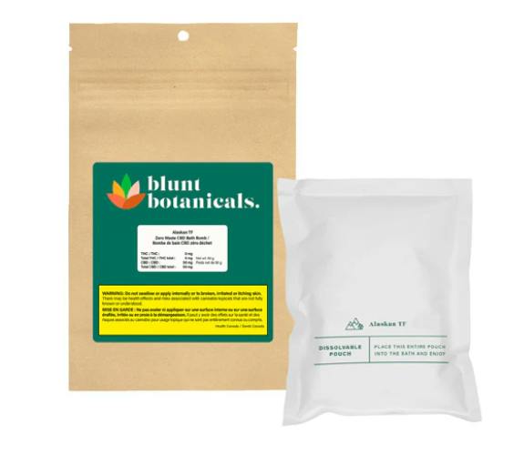 Blunt Botanicals | ALASKAN TF ZERO WASTE BATH BOMB | 1 X 90 g