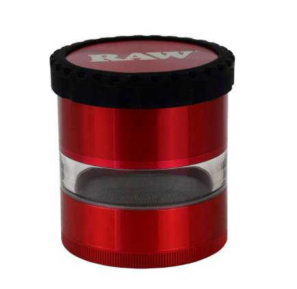 RAW® | 4-Piece Clear View Grinder | 1 unit