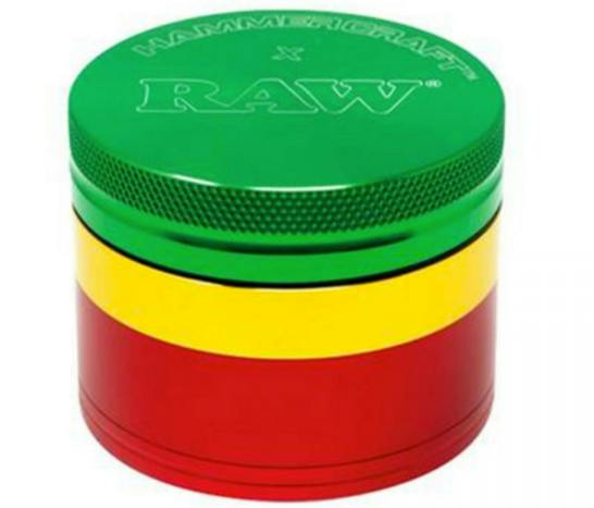 Raw X Hammercraft Rasta Aluminum CNC Grinder Large | 1 unit