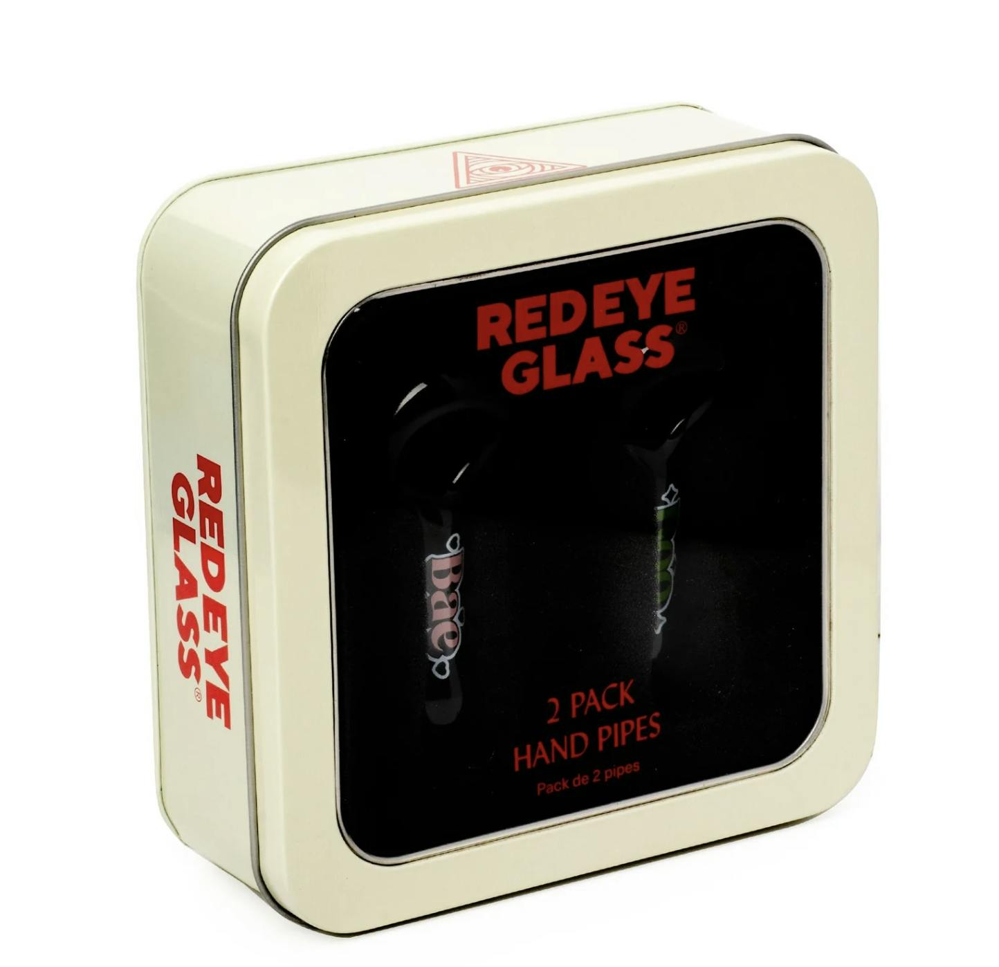 RED EYE GLASS® | 3.75" Boo & Bae Hand Pipe Set (Pack of 2) | 1 unit