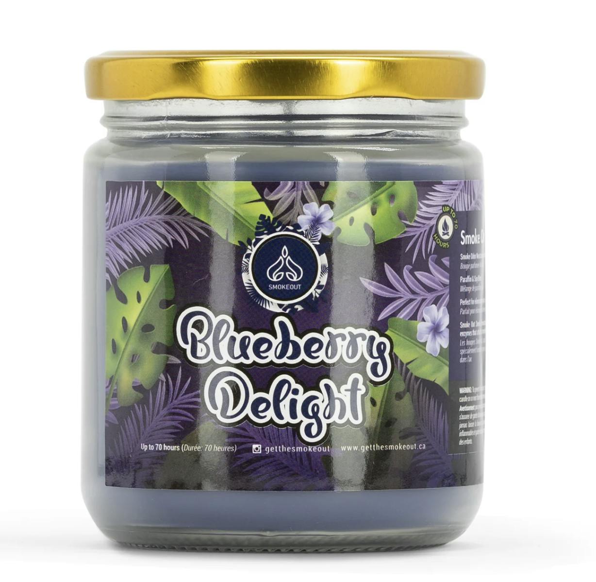 Smoke Out Candles | 13 oz | Blueberry Delight Candle