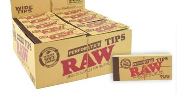 Raw | Tips Soft Wide Perforated Tips | 1 unit