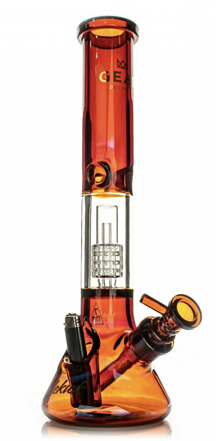 GEAR PREMIUM® | Thick Sidekick Dual Chamber Beaker Base Water Pipe | Bong