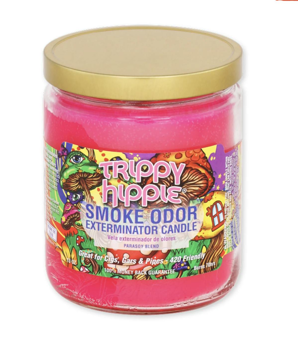 SMOKE ODOR EXTERMINATOR | 13oz Trippy Hippie Candle | 1 unit