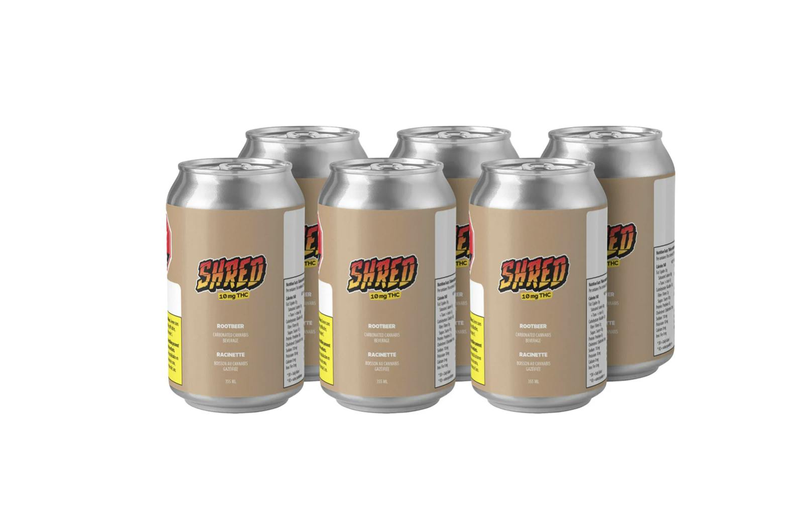 SHRED | ROOT BEER 6-PACK | 6 X 355 ml