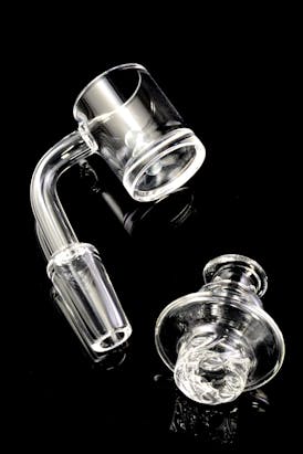 Domeless Spinner Quartz Banger Nail With Banger Beads