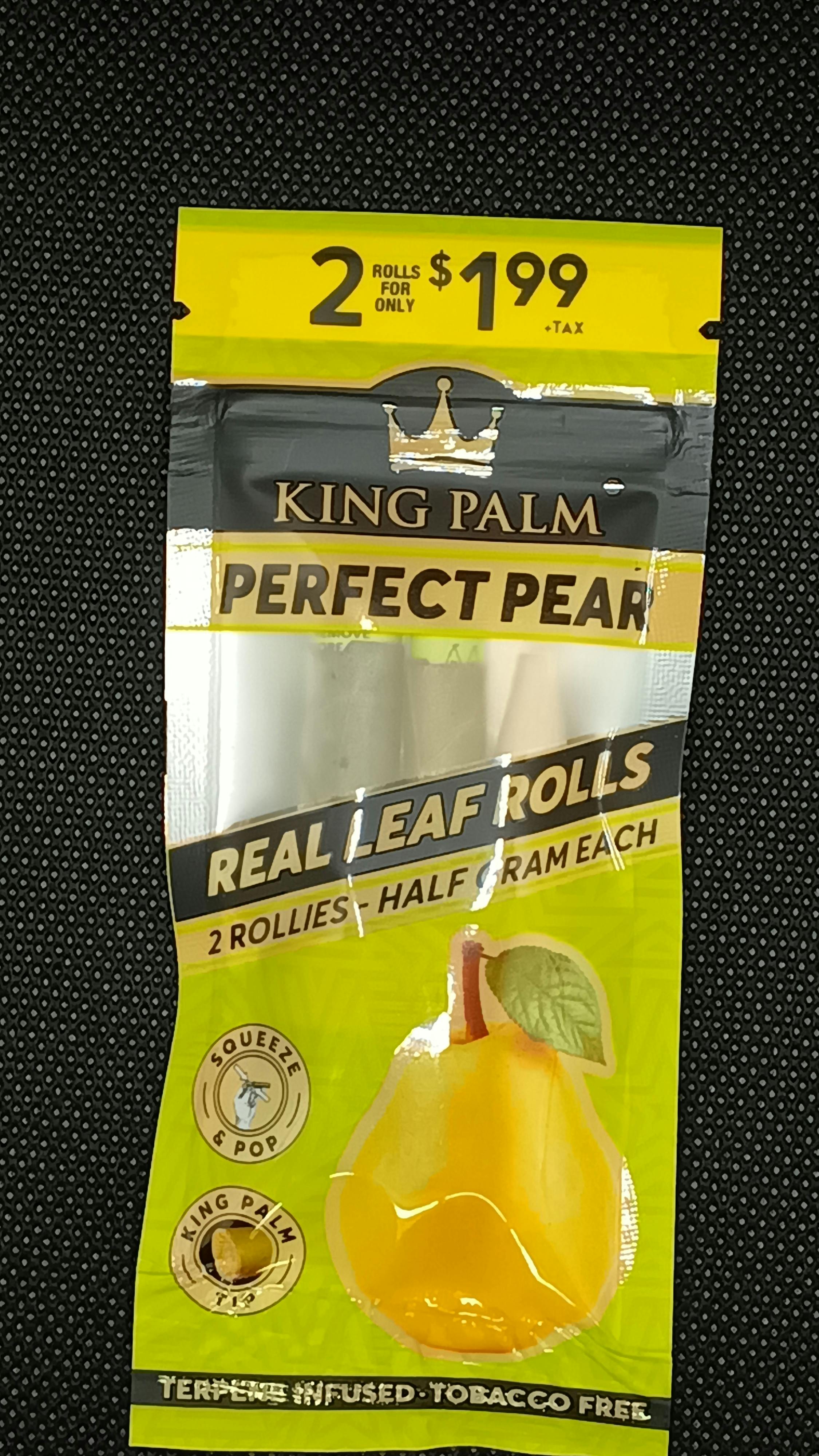 Perfect Pair King Palm Natural Blunt Wraps