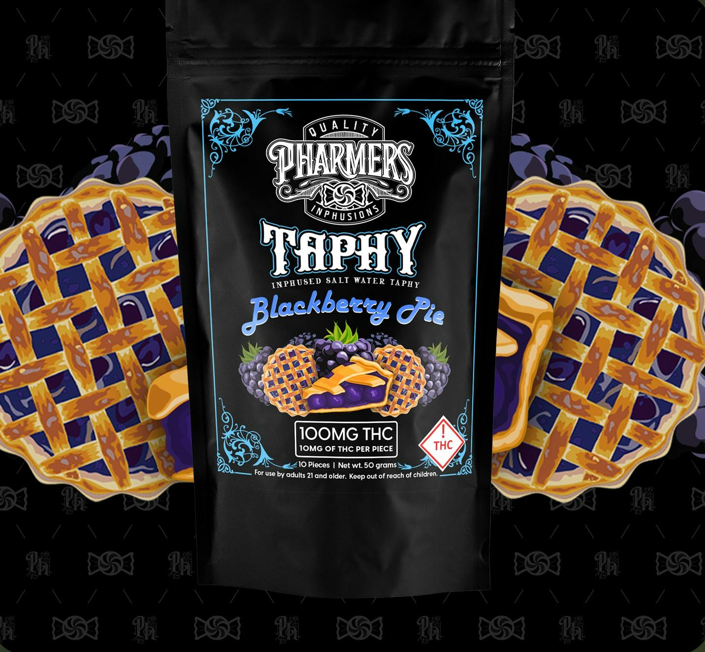 Blackberry Pie Taphy 100mg at Dank Of The West
