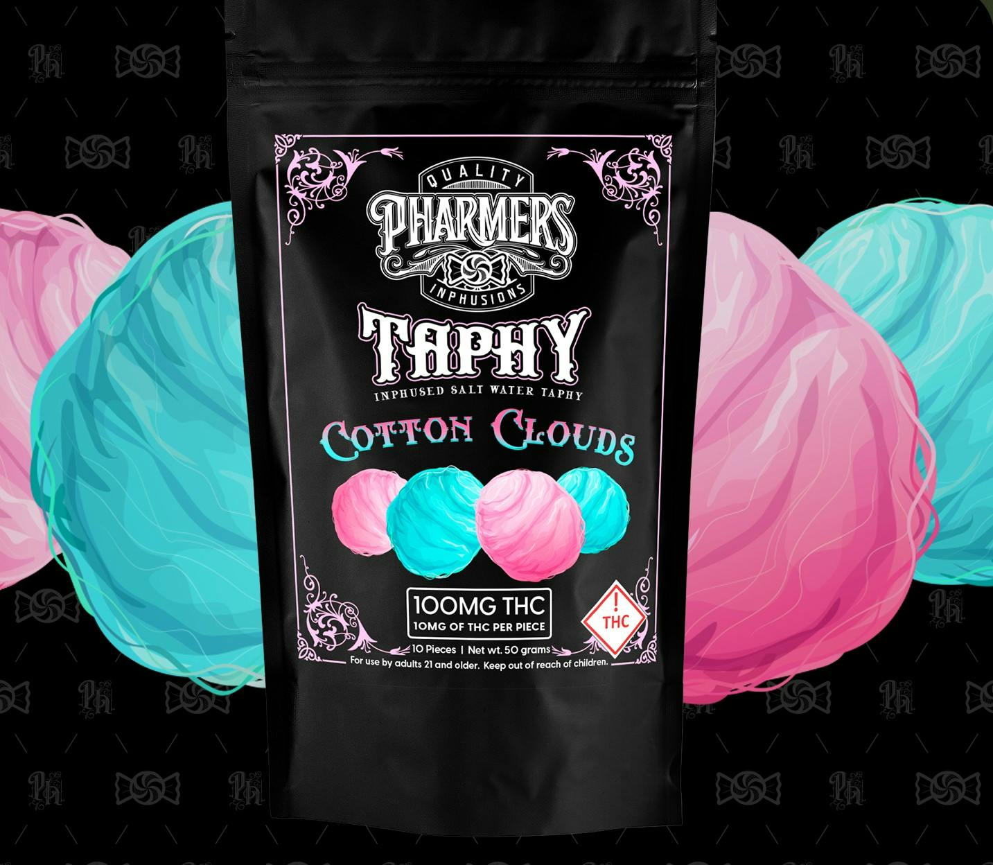 Cotton Clouds Taphy 100mg