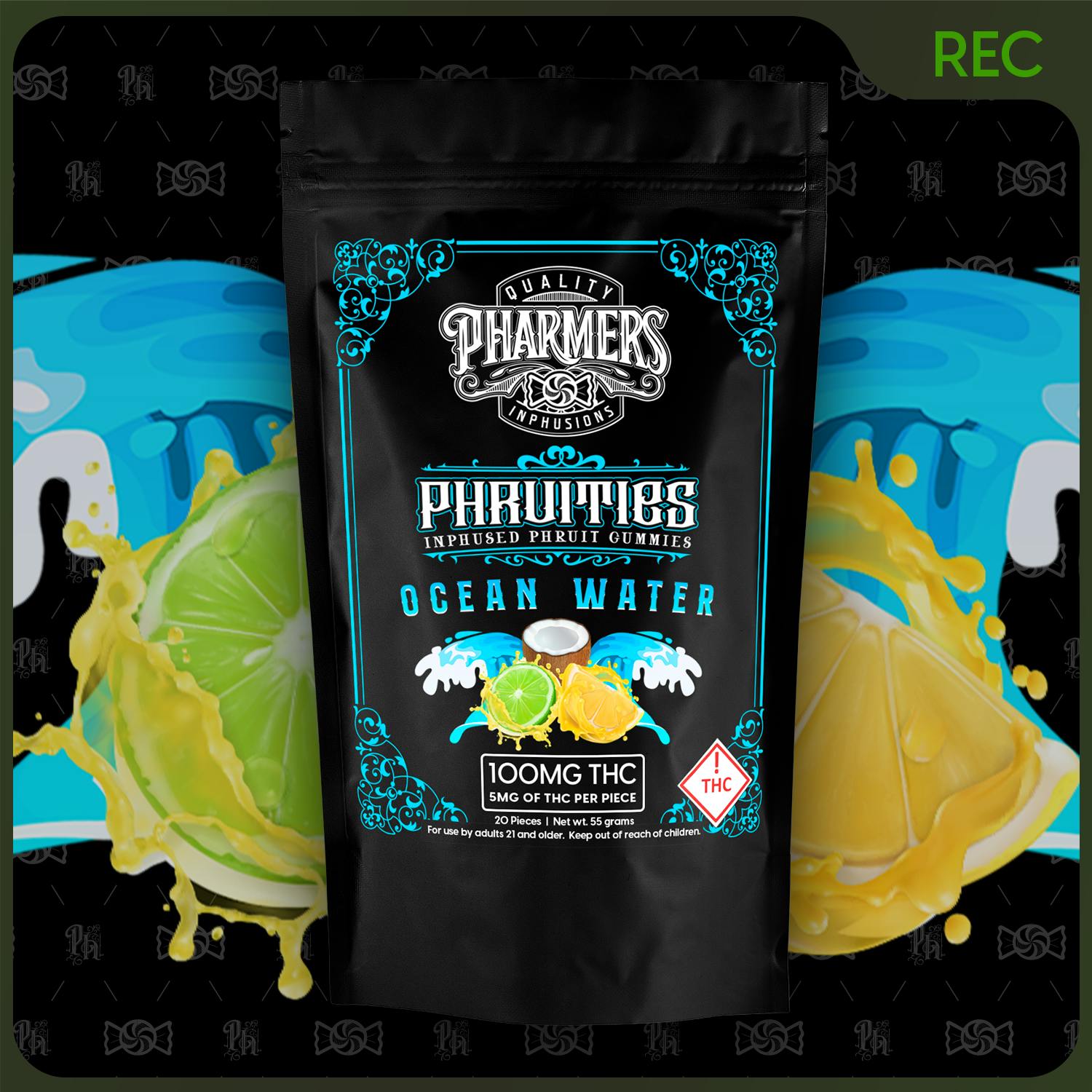 Ocean Water Phruities 100mg