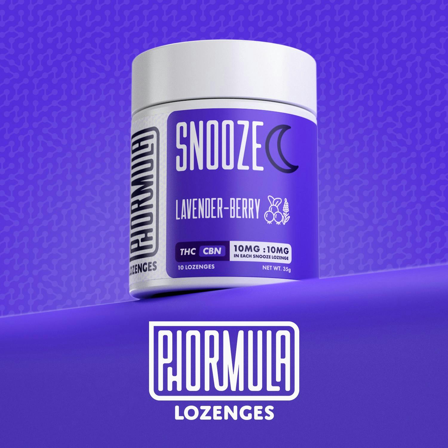 Snooze Lavender-Berry Lozenges 100mg