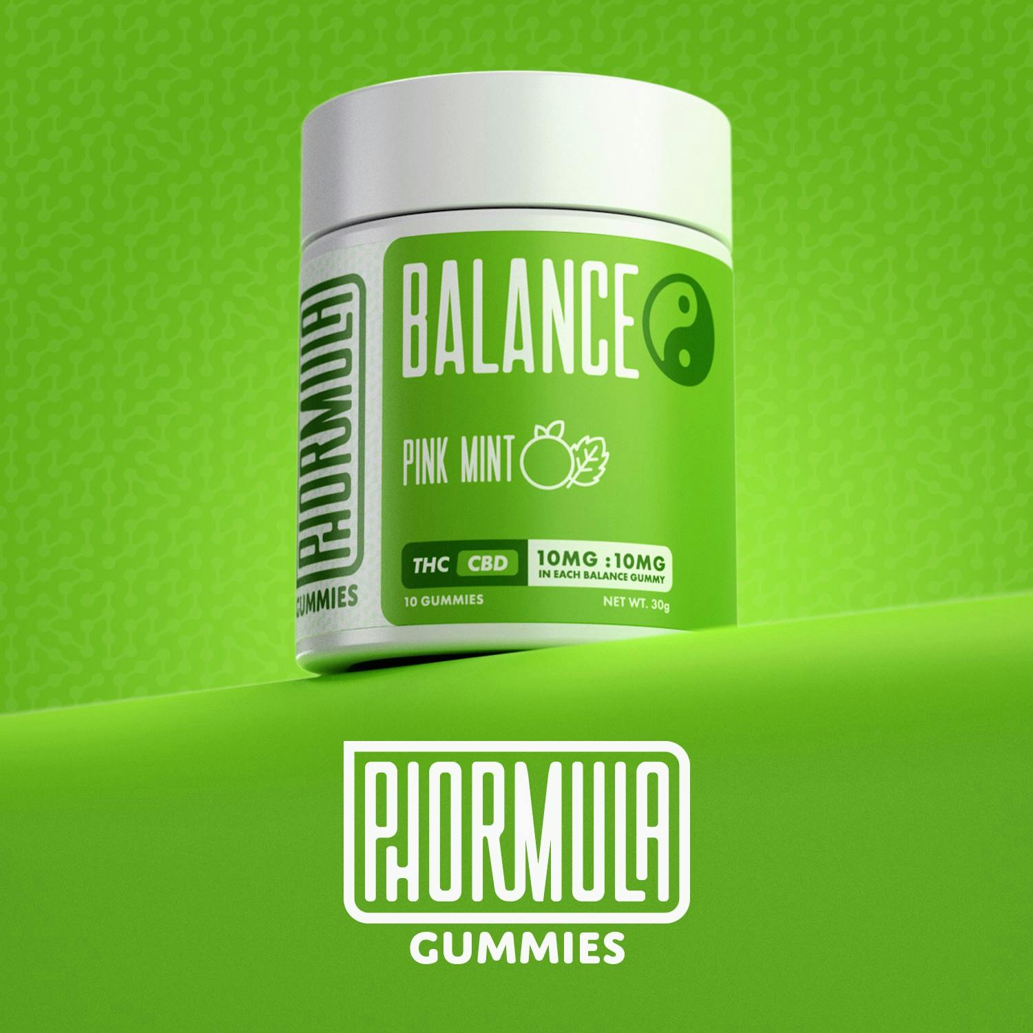 Balance Pink Mint Gummies 100mg