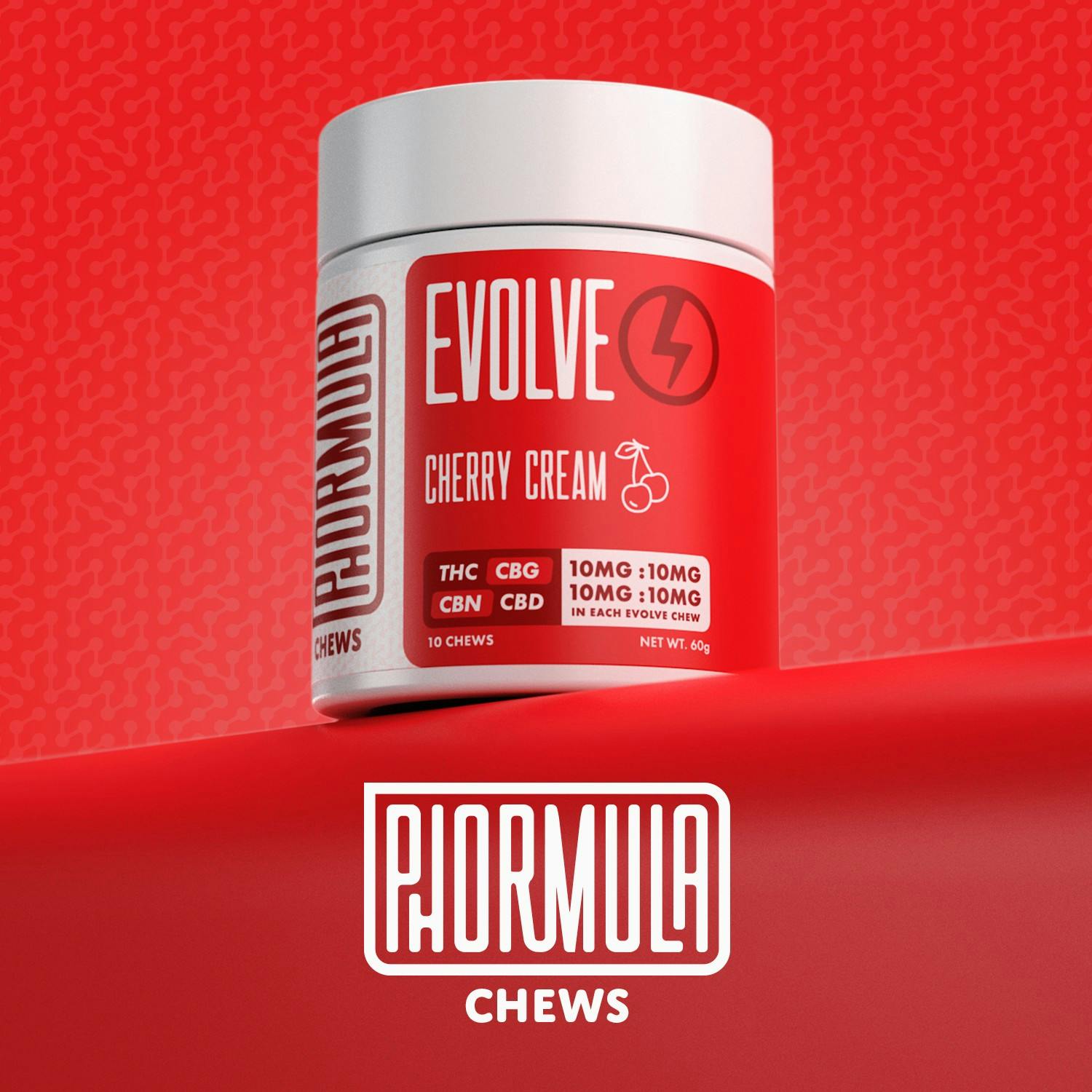 Evolve Cherry Cream Chews 100mg