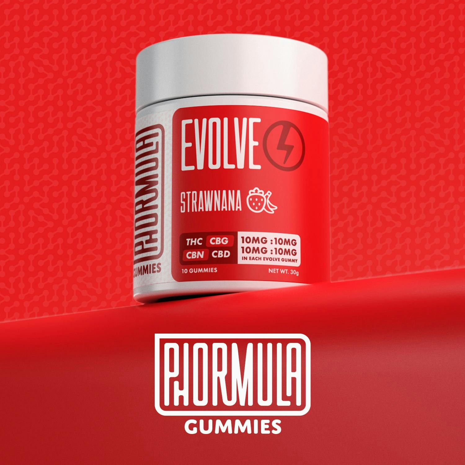 Evolve Strawnana Gummies 100mg