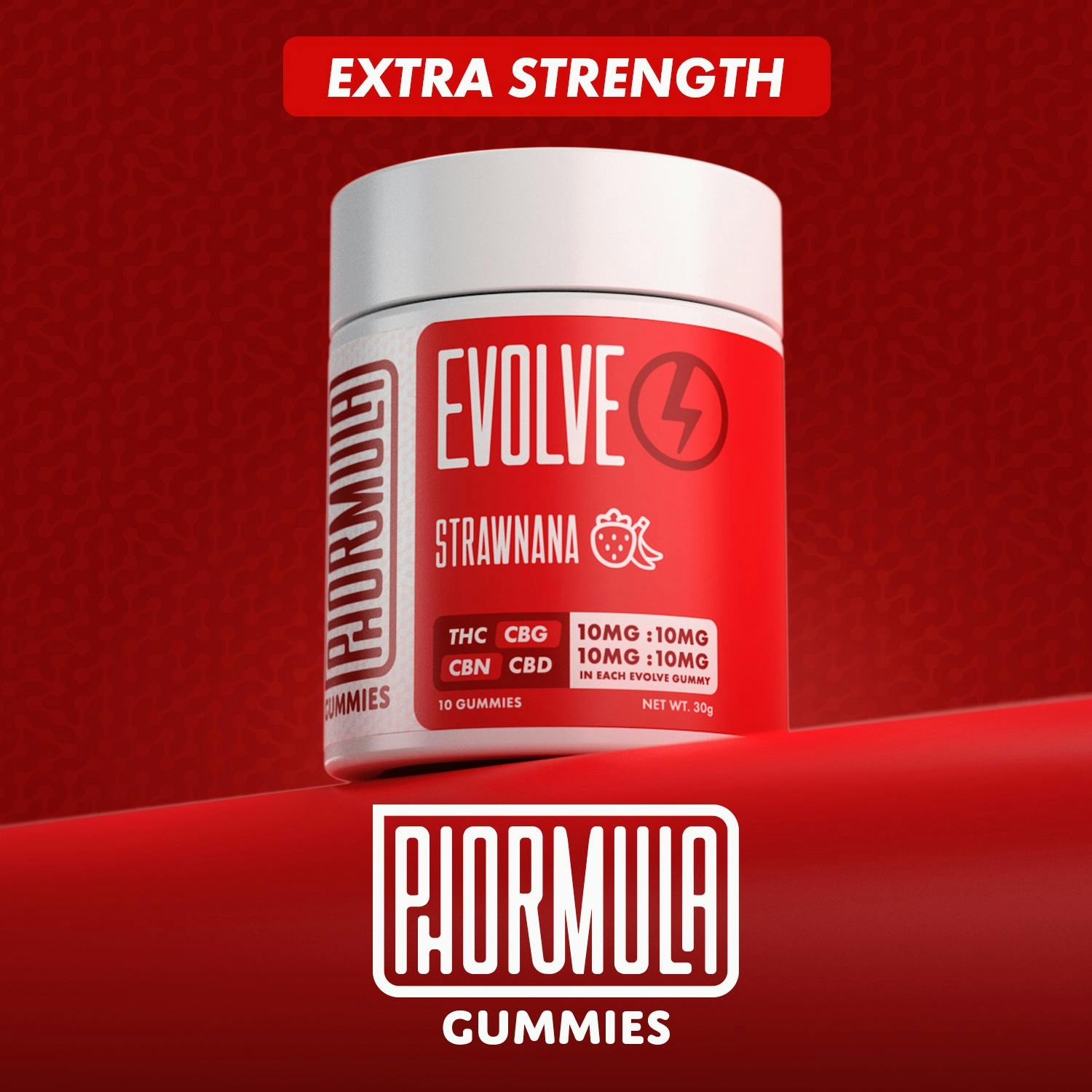 Evolve Strawnana Gummies 1000mg