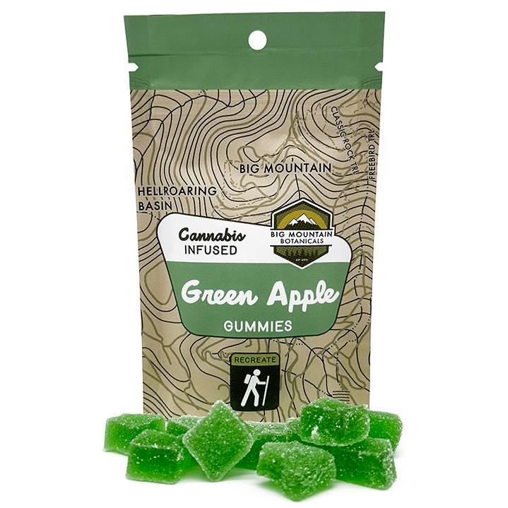 Green Apple Gummies: THC - Sativa