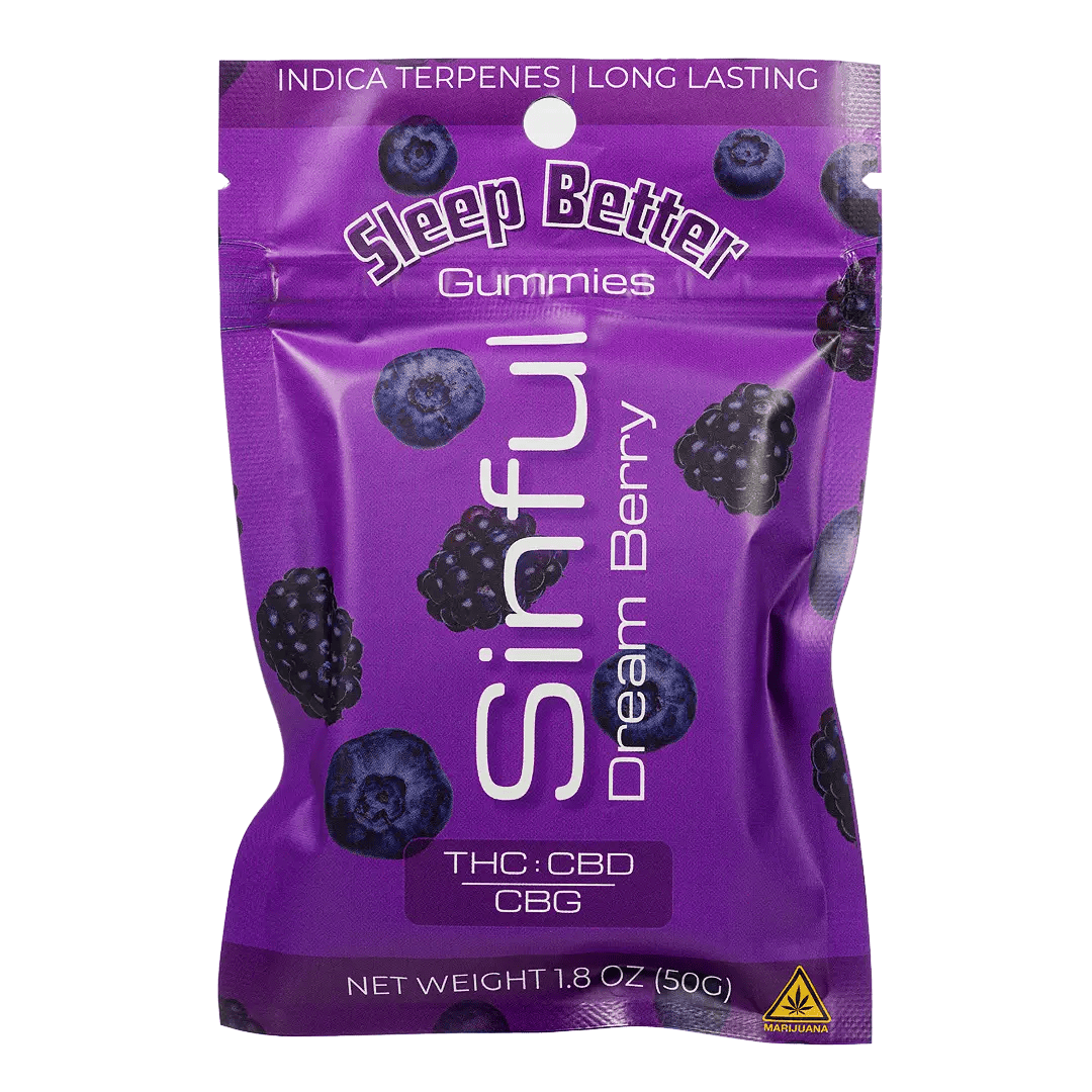 Sleep Better CBN Gummies : Dream Berry - Sinful