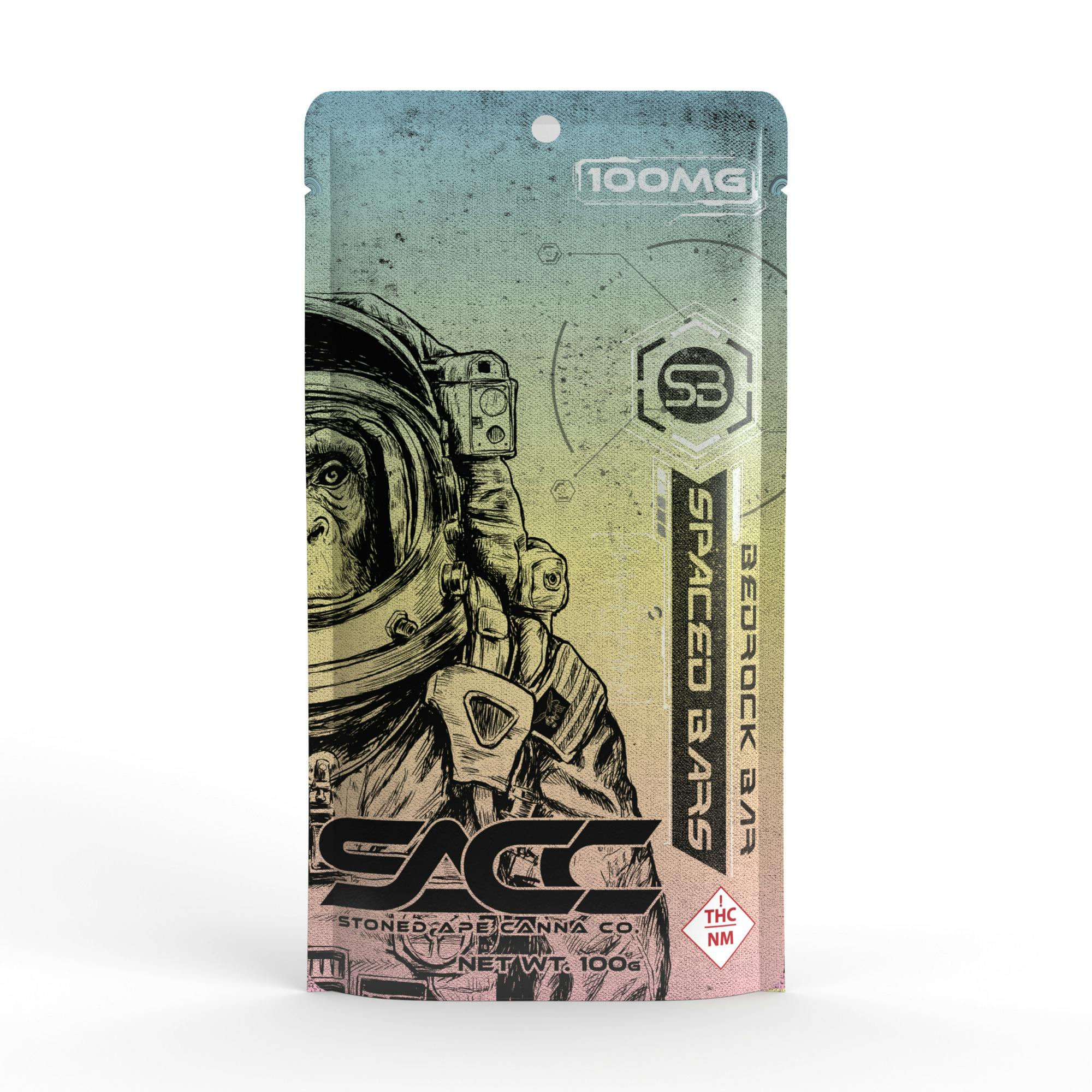 100mg Bedrock Bar Spaced Bar at Stoned Ape Canna Co.