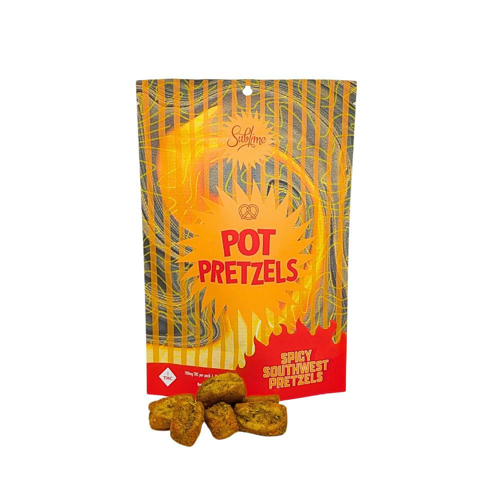 100mg - Sublime Brands - Spicy Southwest Pot Pretzels