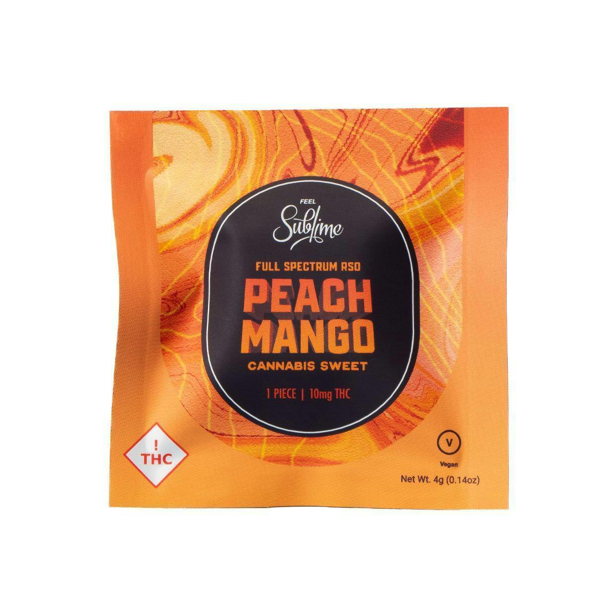 10mg Single Hard Sweet- Peach Mango