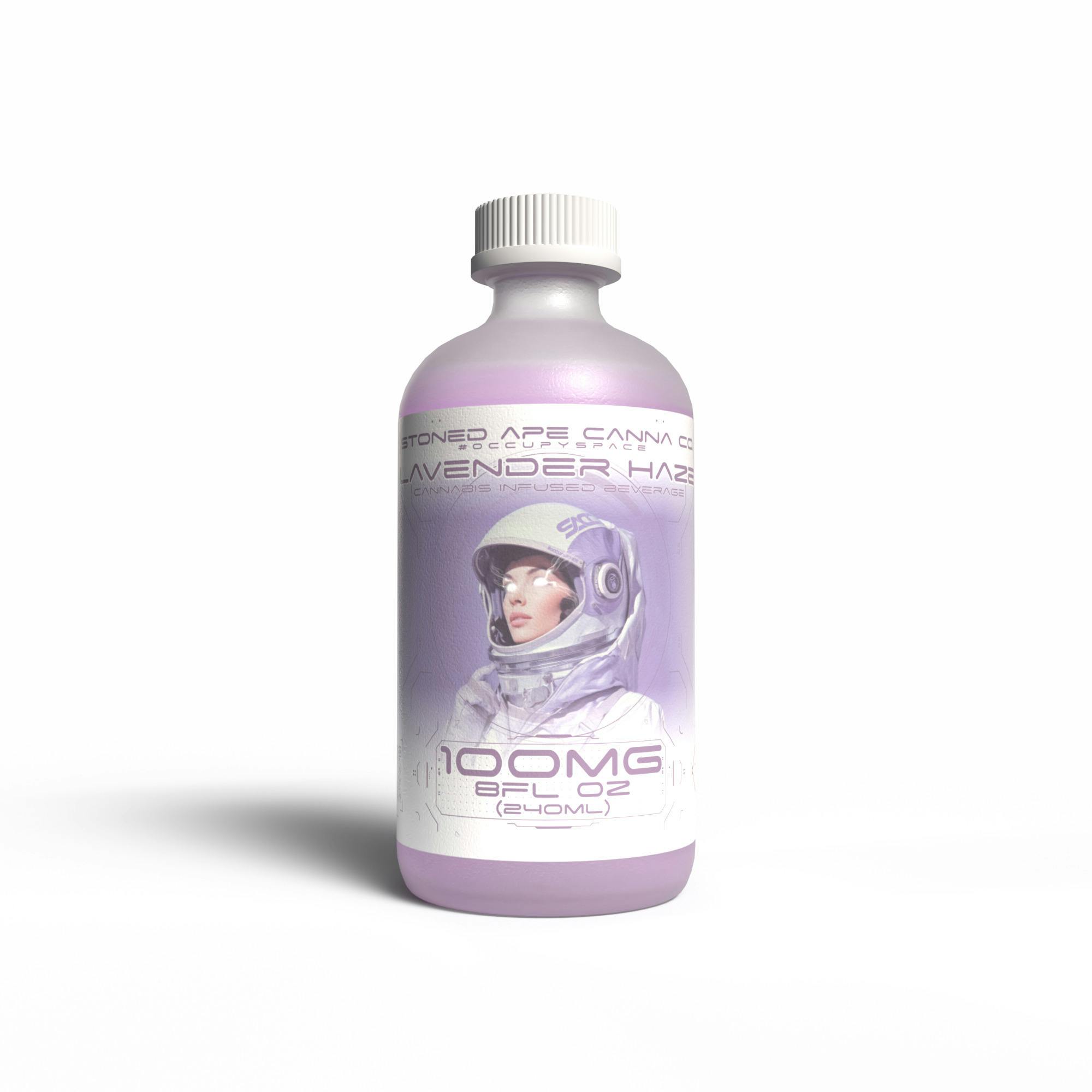 100 mg SACC Lavender Haze- Lavender Lemonade Drink at Stoned Ape Canna Co.
