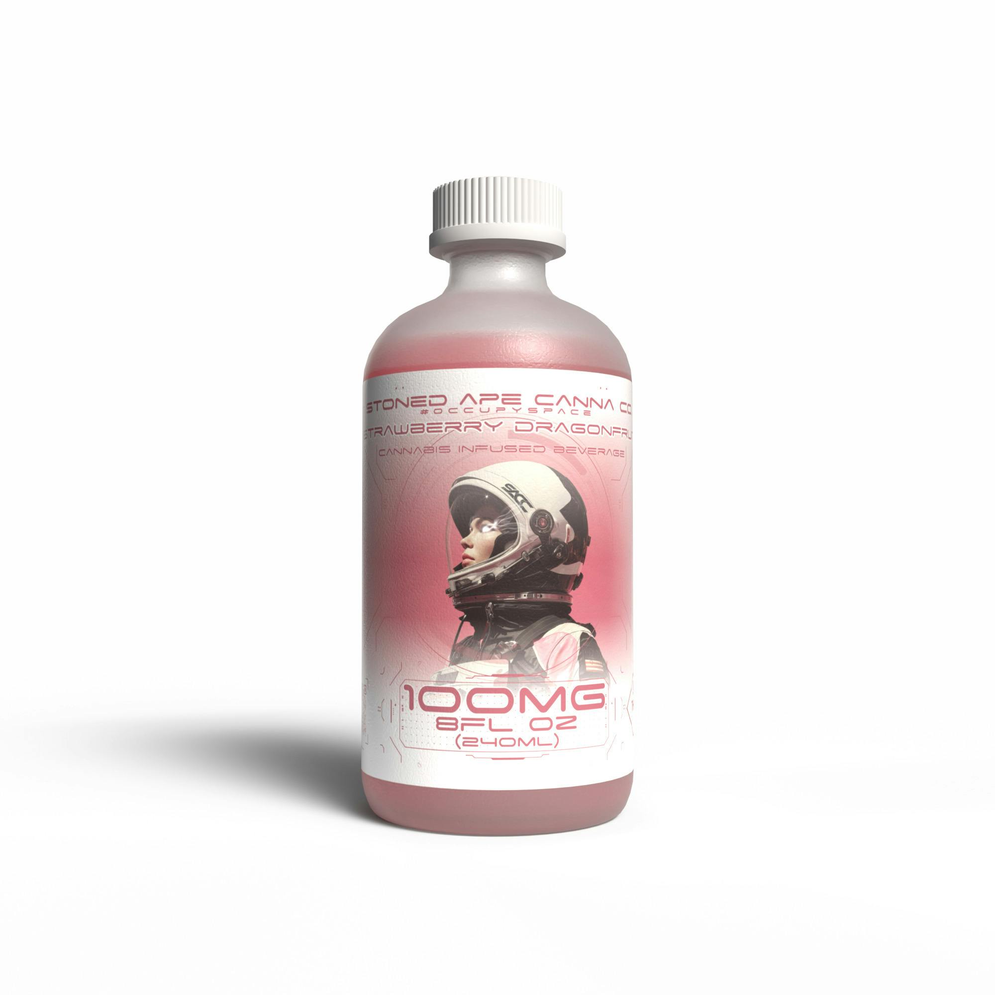 100 mg SACC Strawberry Dragon Fruit Drink at Stoned Ape Canna Co.