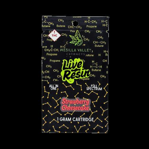 Mesilla Valley- 1G Live Resin Disposable AIO - Strawberry Cheesecake