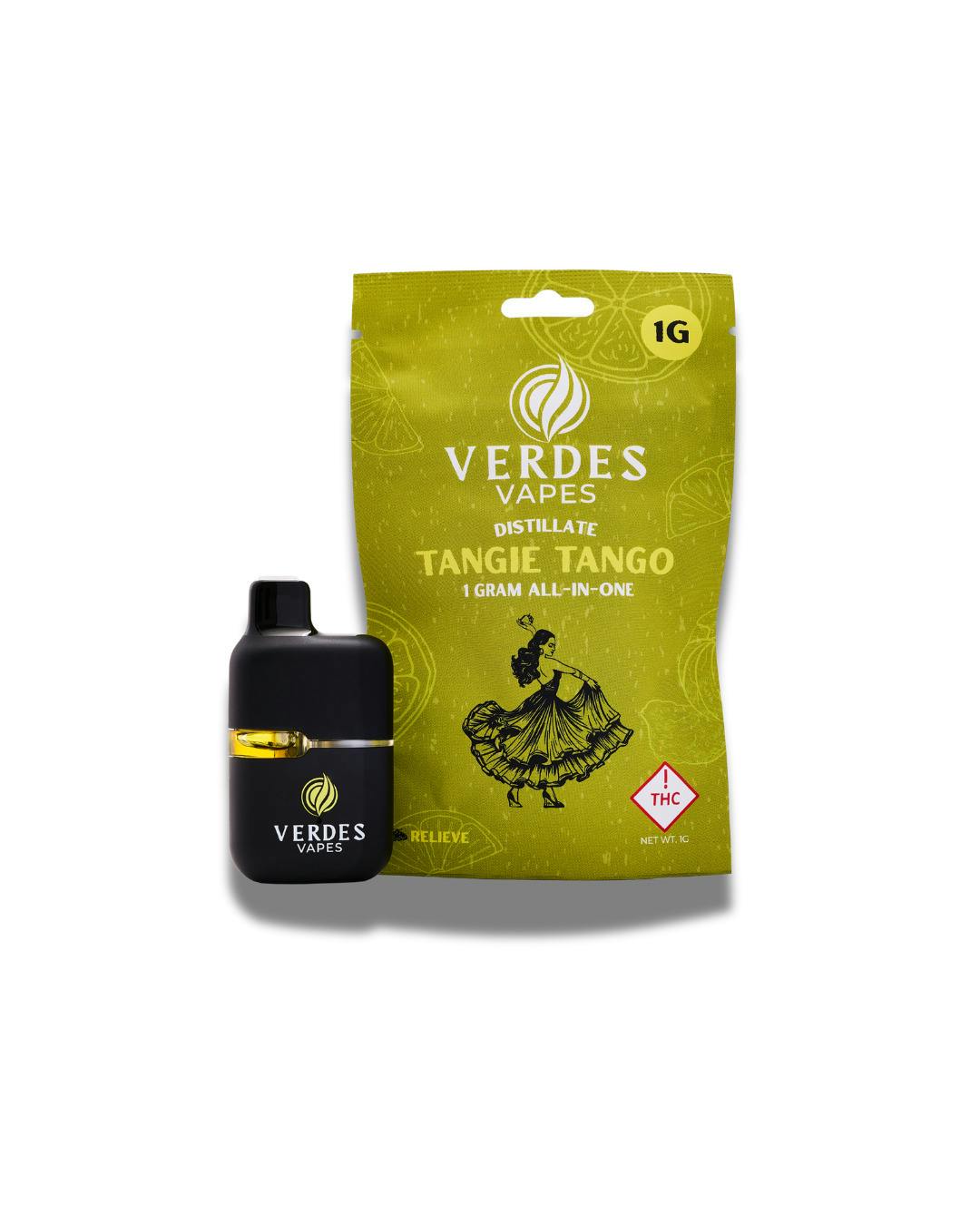 1G Verdes Disposable- Tangie Tango 1:1 THC:CBD