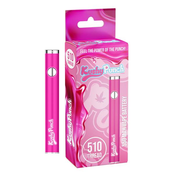 KUSHY PUNCH - 510 BATTERY - PINK - 1PC