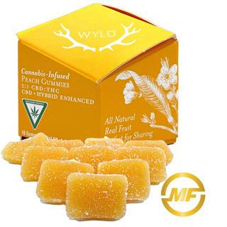 Wyld | Peaches Gummies | 2:1 CBD/THC