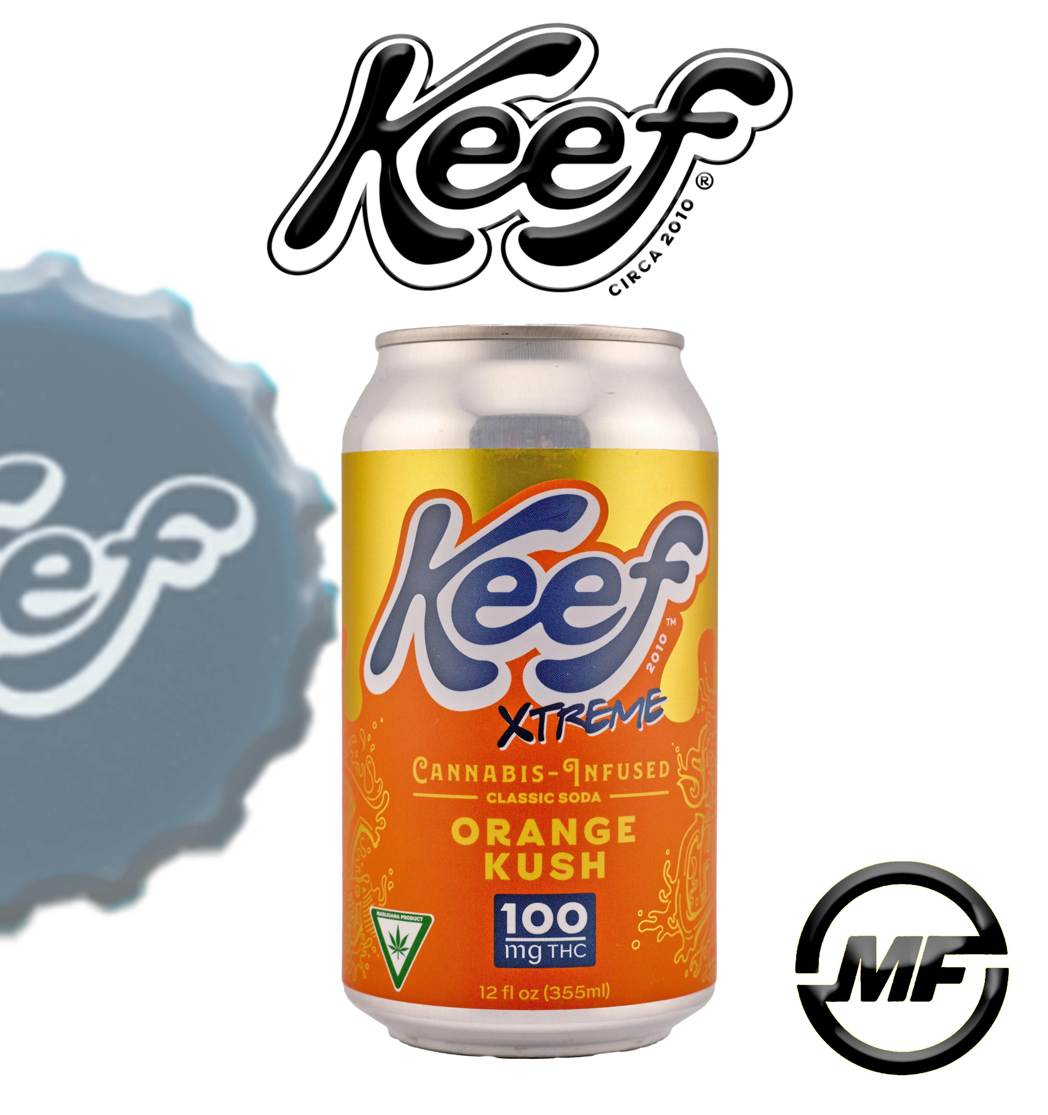 Keef | Orange Kush Xtreme | Cannabis-Infused Soda