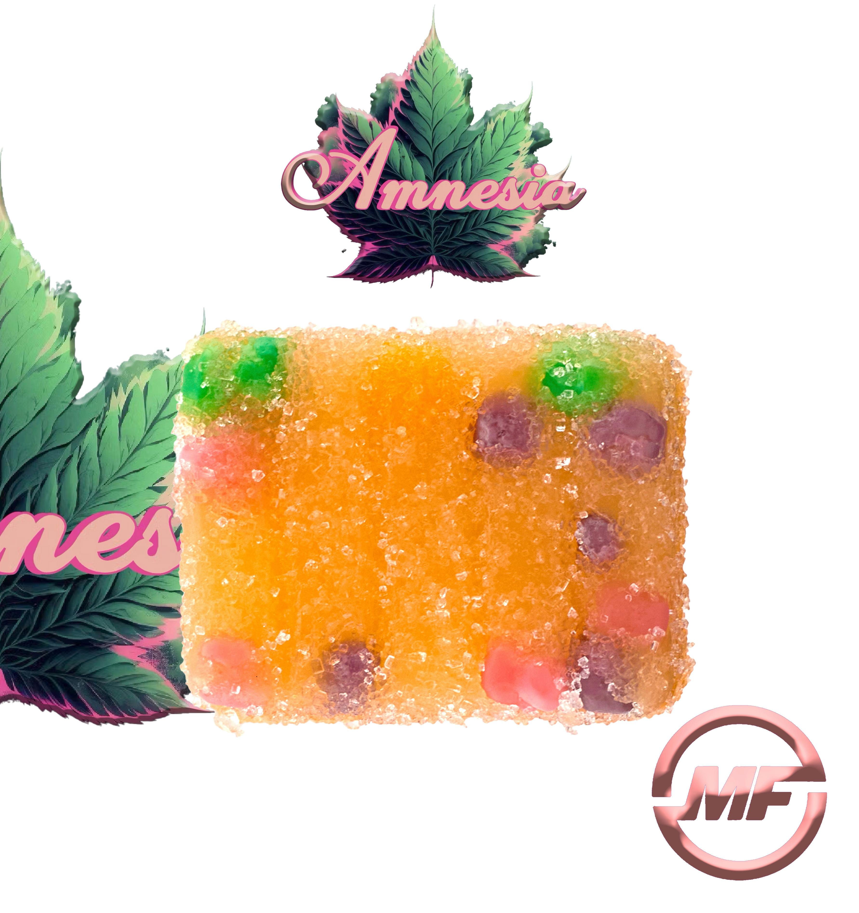 Amnesia Zerds | Blueberry Frost | Hash Rosin Nighttime Gummies | 200mg THC + 200mg CBN