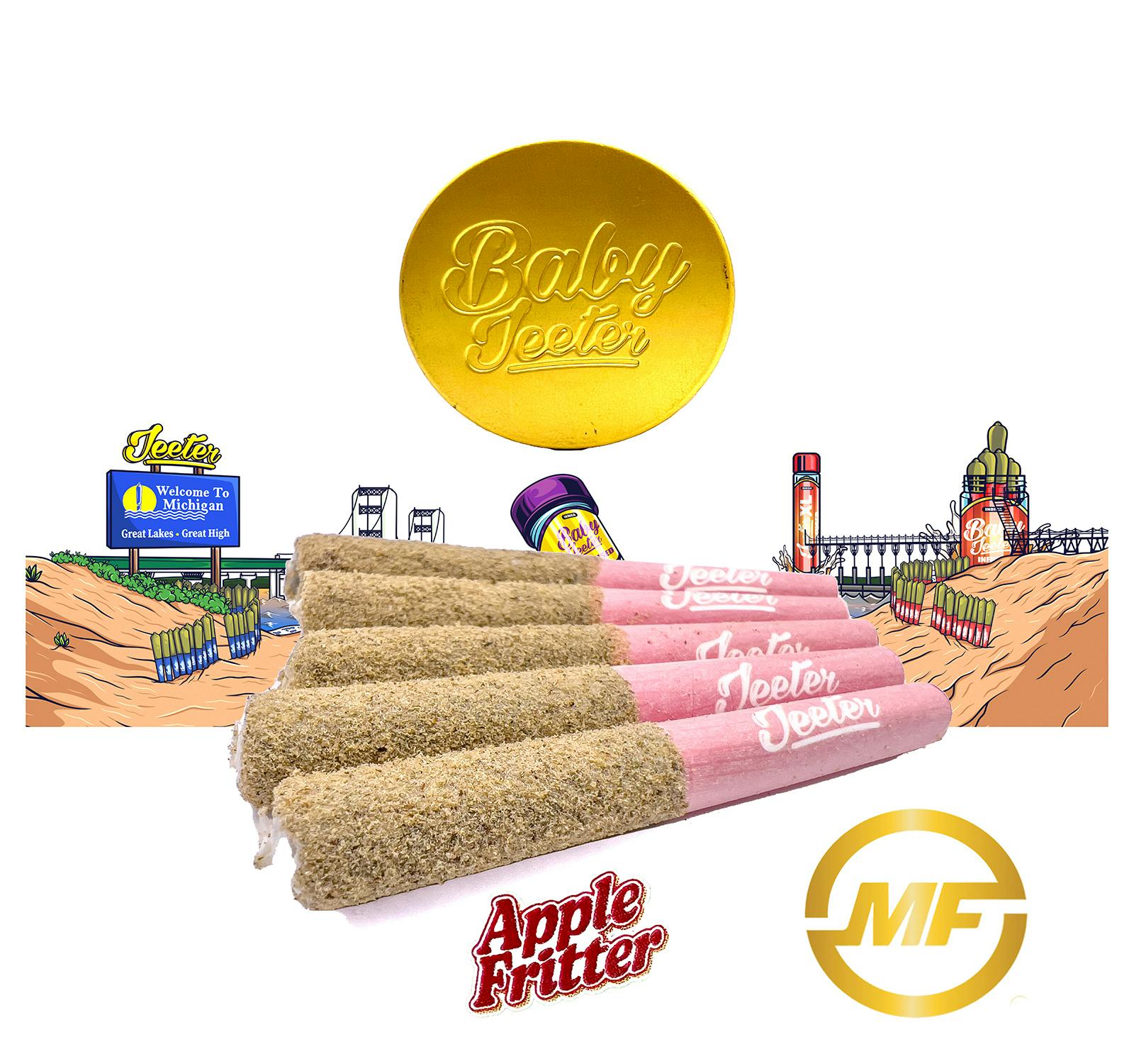 Baby Jeeter | Prickly Pear | 5-Pack Infused Pre-Rolls