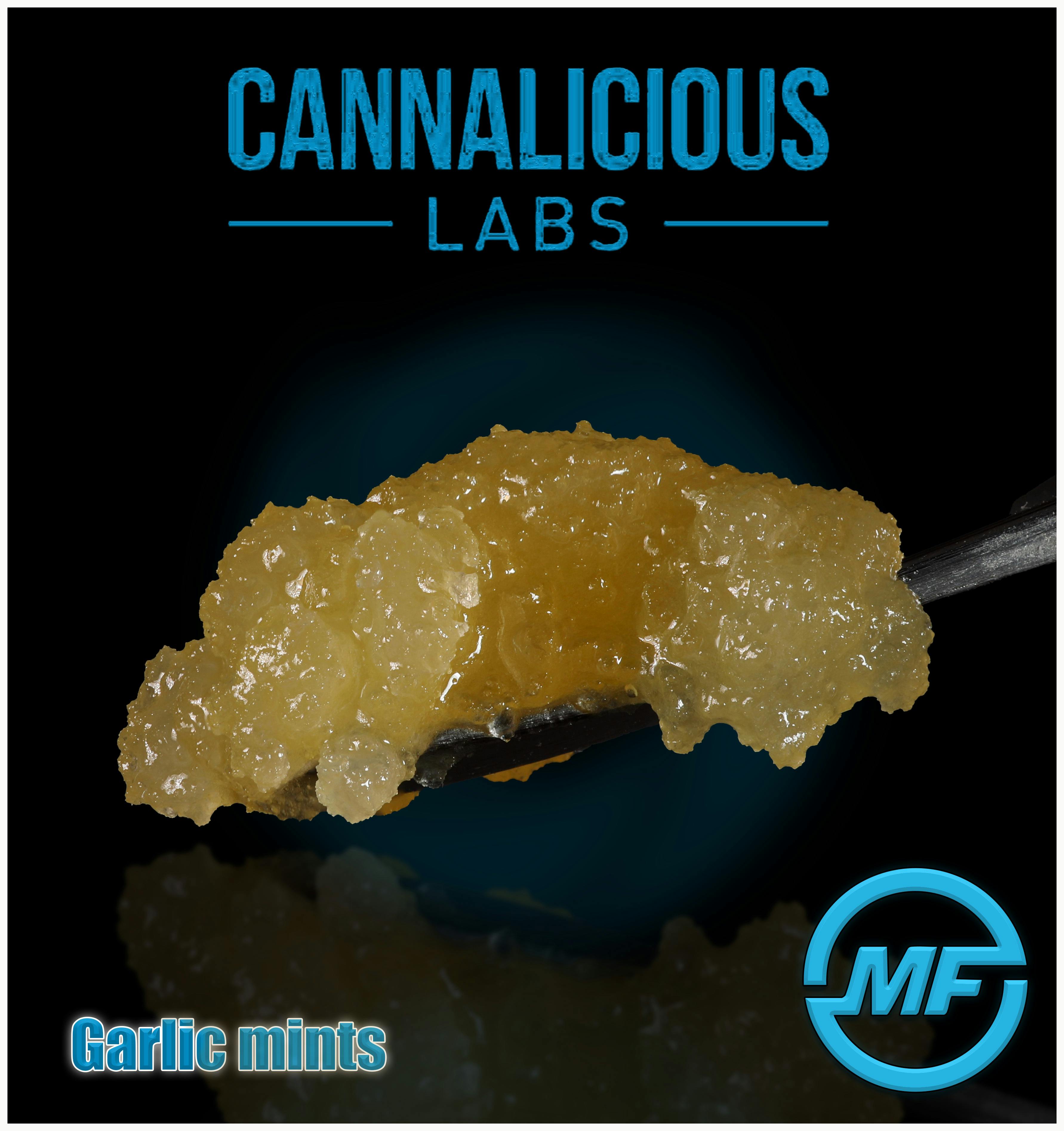Cannalicious | Garlic Mints | Live Resin Baller Jar