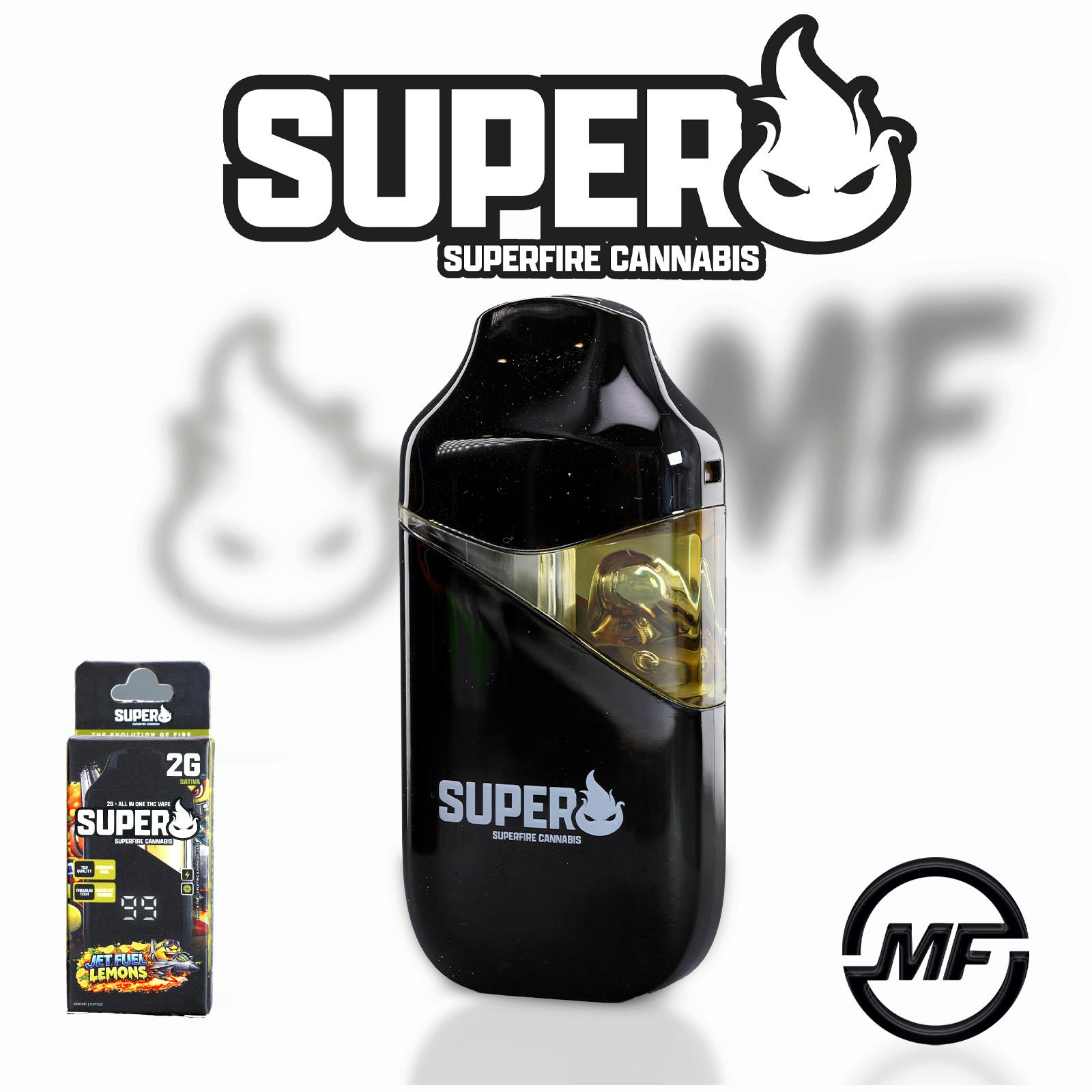 Superfire | Jet Fuel Lemons | AIO Disposable Vape