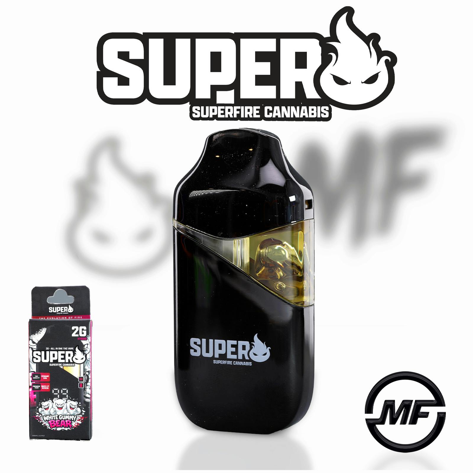 Superfire | White Gummy Bear | AIO Disposable Vape