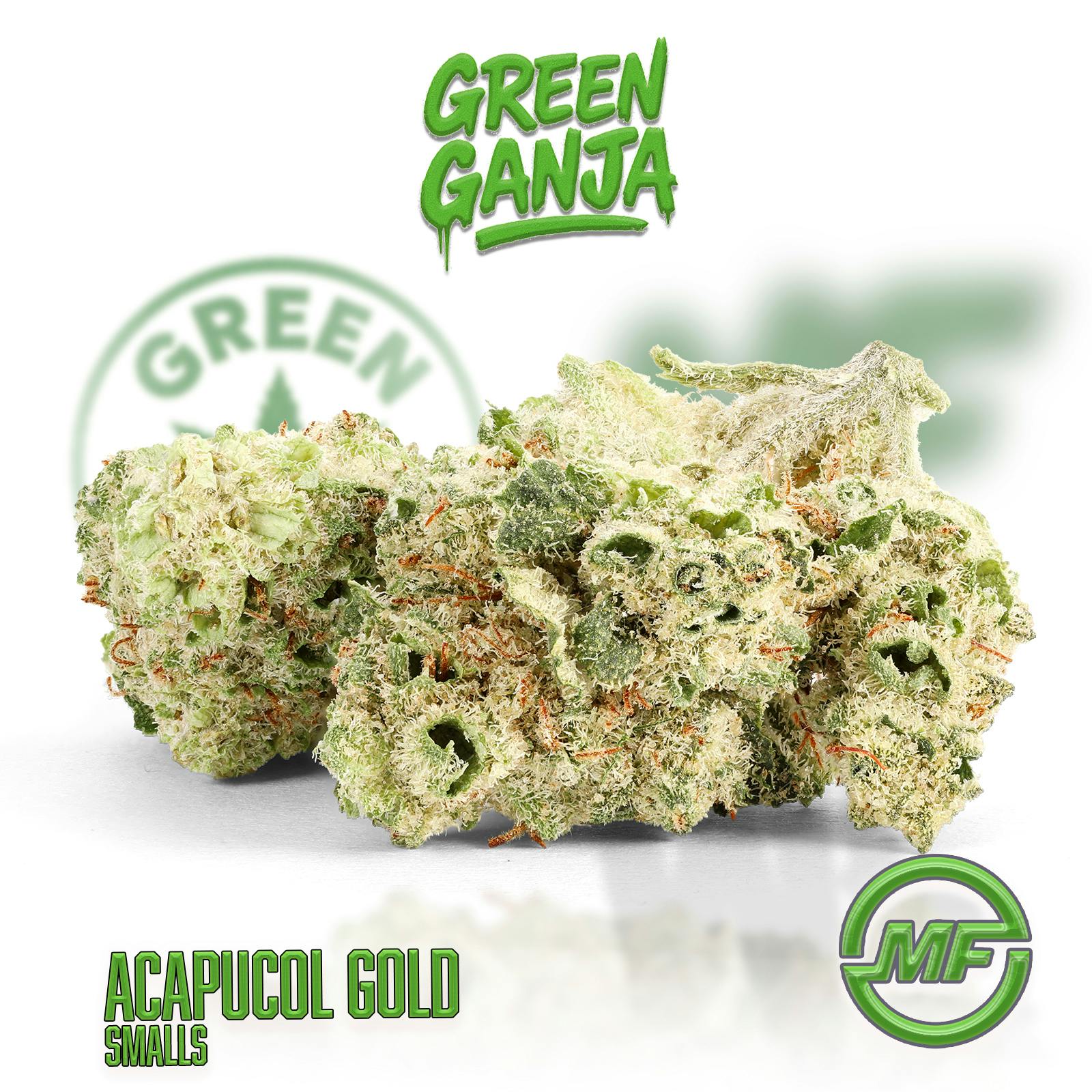 Green Ganja | Acapulco Gold | Small Buds Ounce | 2/$120