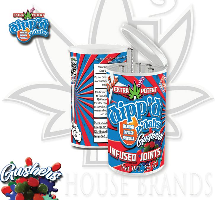 Dipp'd N Dabs - Infused Joints - Gushers - 3.5