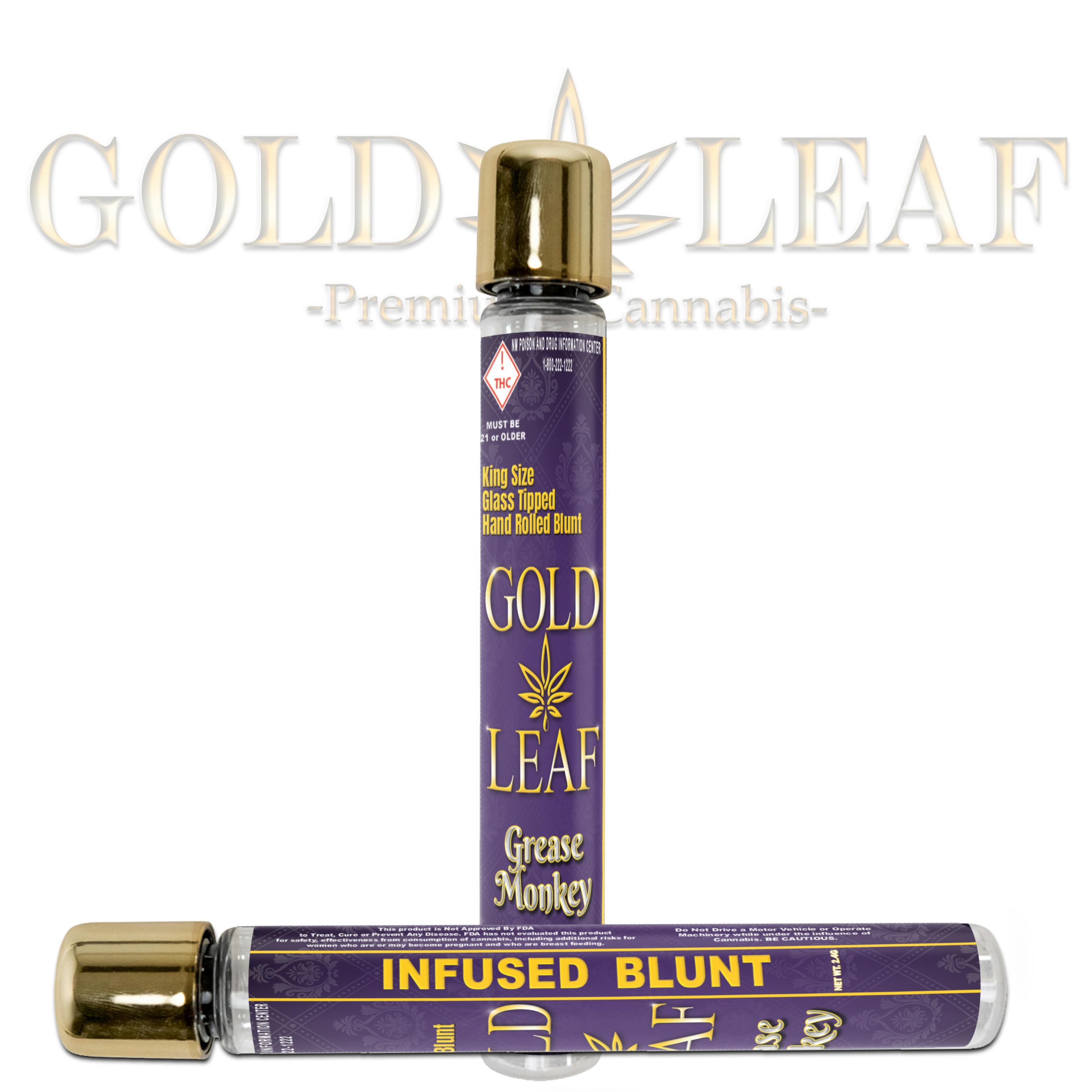 Gold Leaf - Infused Blunt - Grease Monkey - Mixed - 2.2g