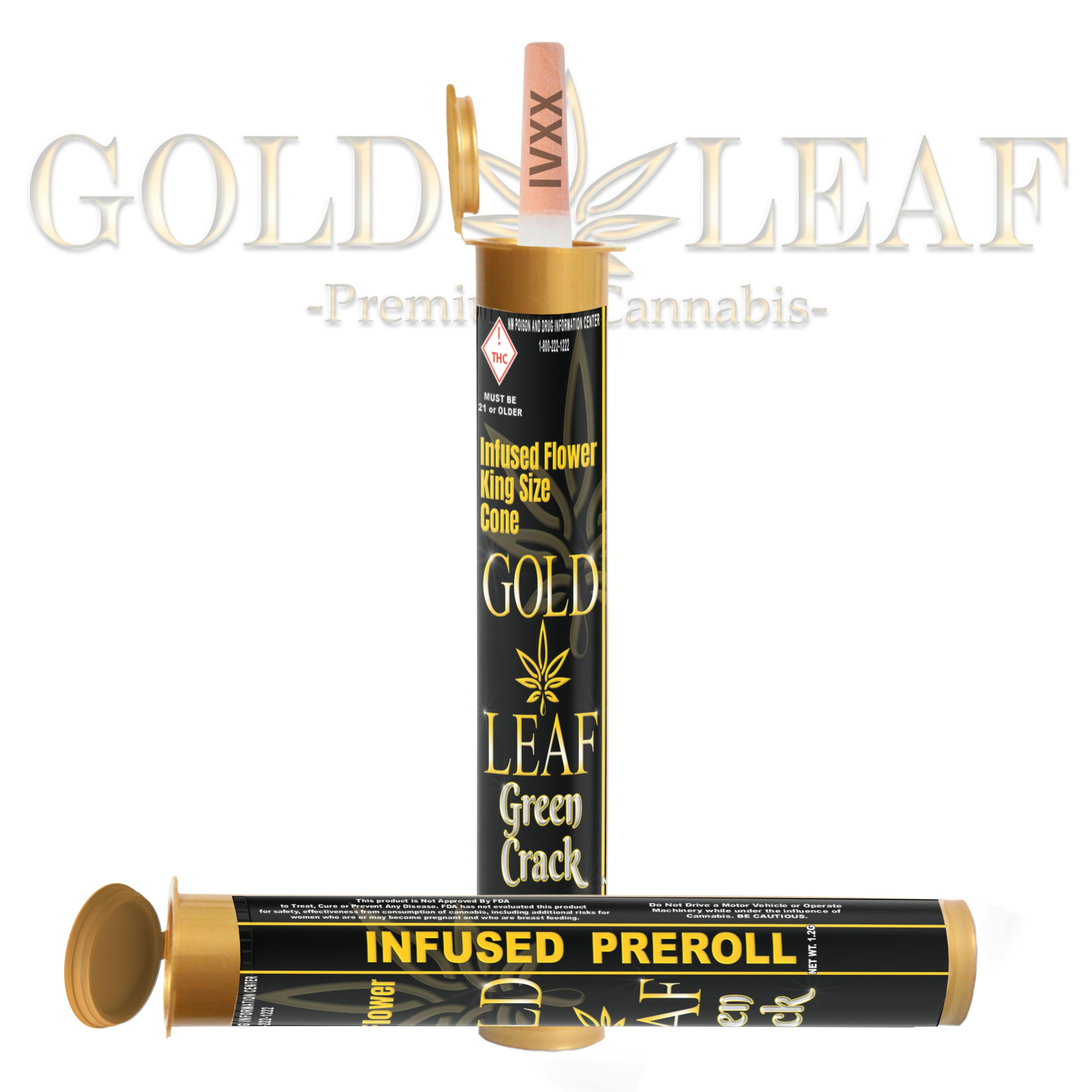 Gold Leaf - Infused PR - Green Crack - Mixed - 1.5g