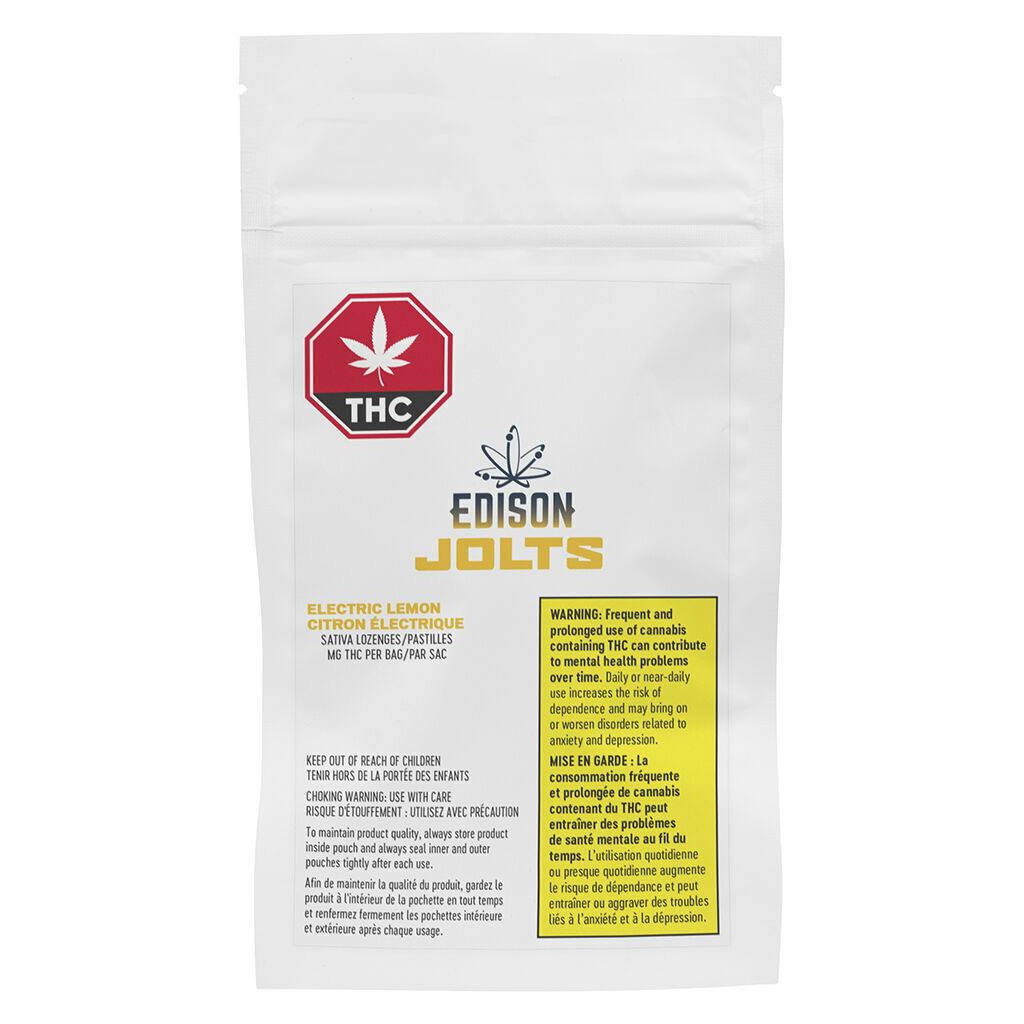 Edison Jolts - Electric Lemon Lozenges - Sativa - 10 caps
