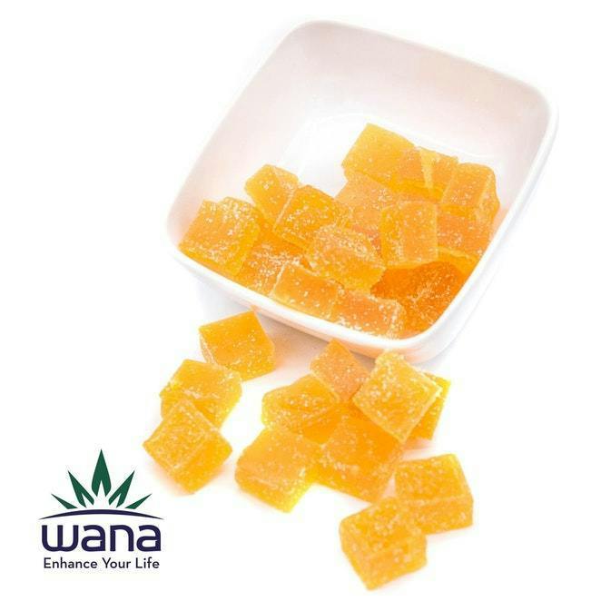Wana Sour Gummies: Mango Sativa